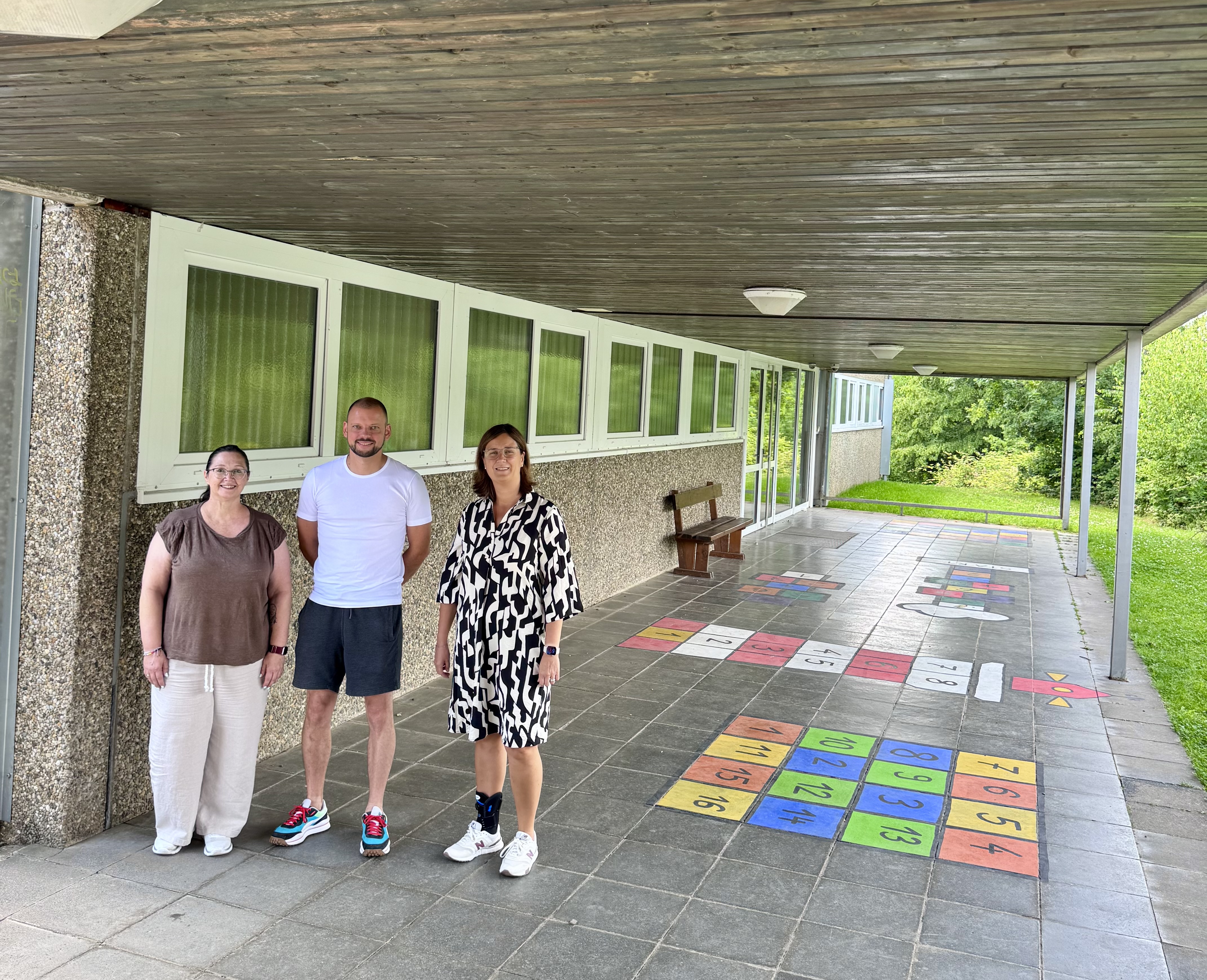 v.l.n.r.: Nicole Reinartz, Simon Pollmann, Evelyn Hller