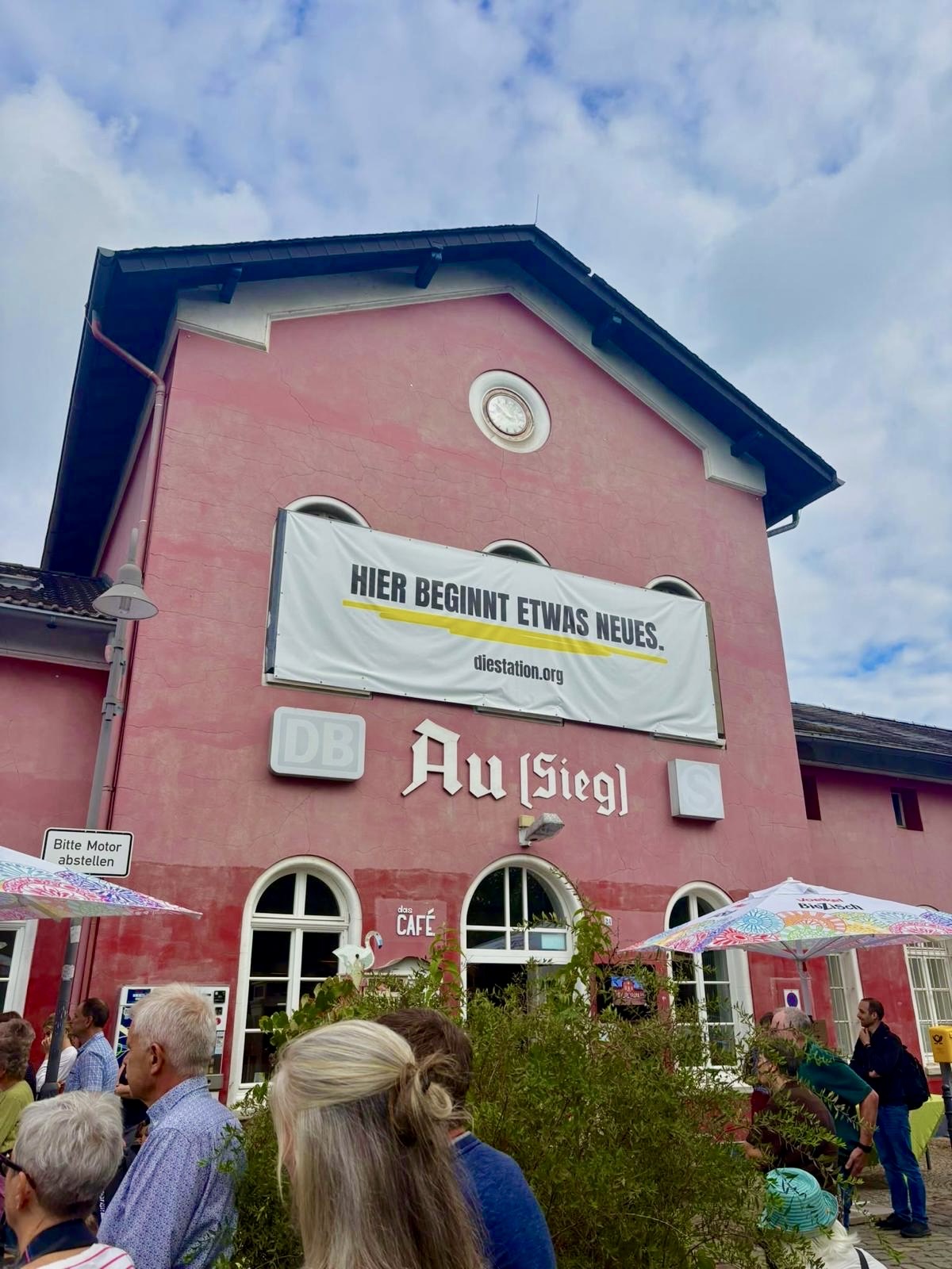 CDU Windeck bei der offiziellen Er�ffnung der neuen Kulturr�ume in der Station Au.